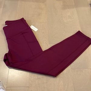 BNWT banana republic BR Standard leggings in purple size M